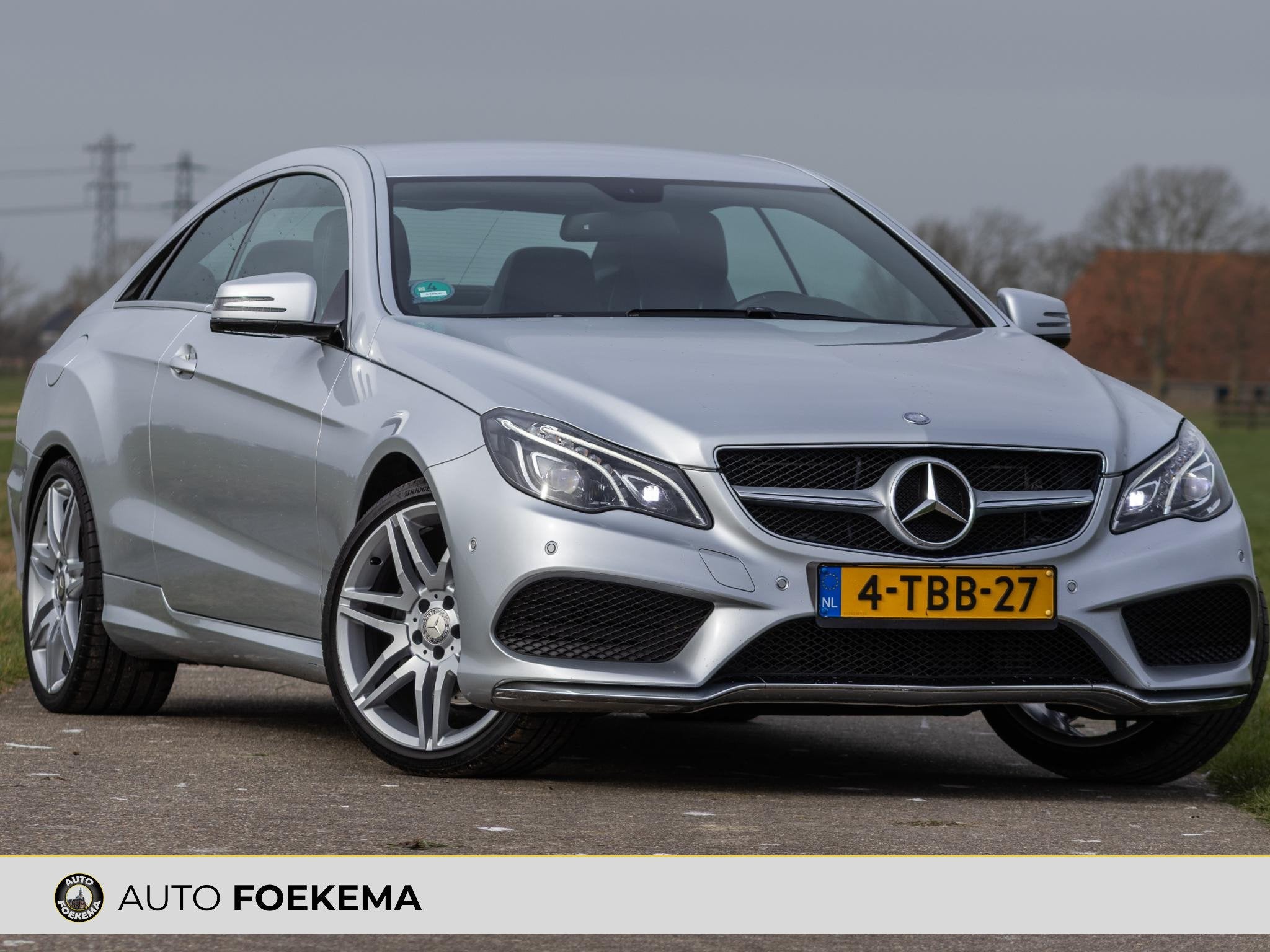 Mercedes-Benz E-klasse Coupé 200 Ambition AMG LED 19" Schak, Auto's, Automaat, Achterwielaandrijving, Gebruikt, 4 cilinders