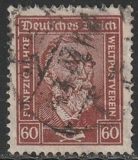 Rijk 1924 362 H von Stephan, Gest, Postzegels en Munten, Ophalen of Verzenden, Overige periodes, Gestempeld