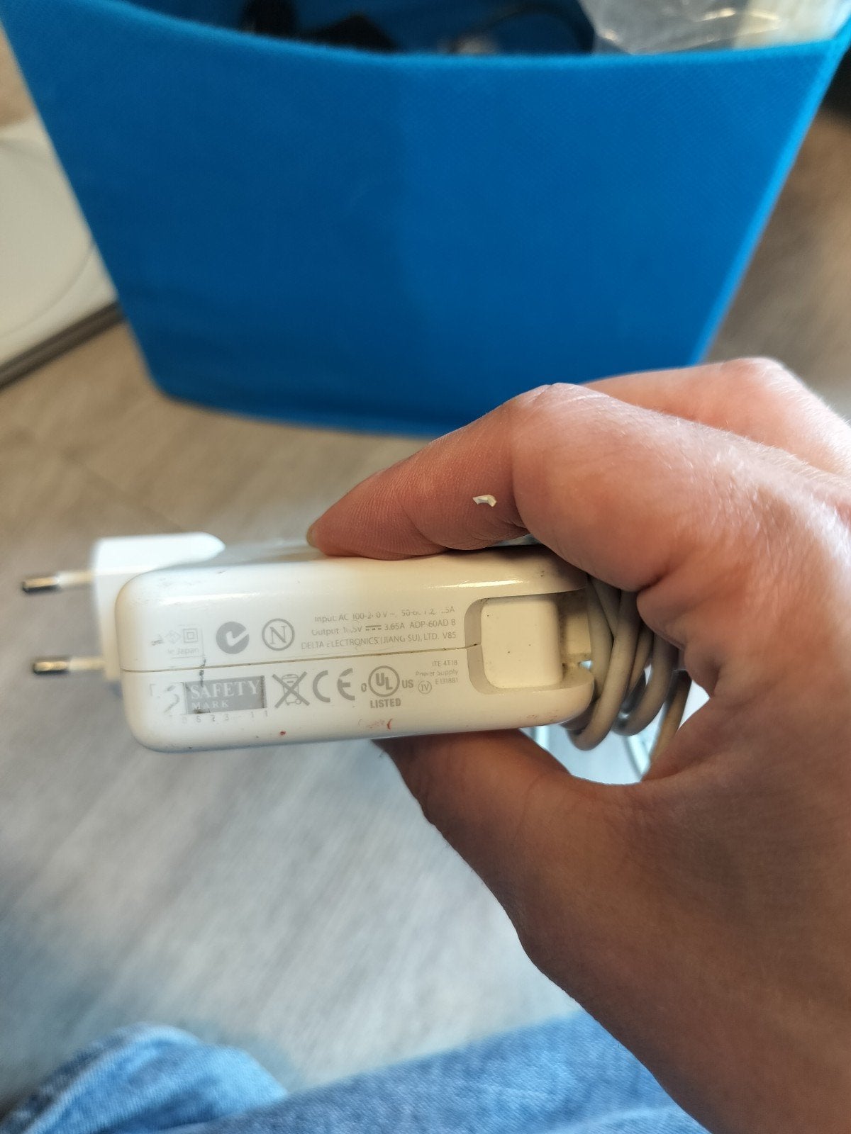 Apple 60W MagSafe Power Adapter A1184, Computers en Software, Laptop-opladers, Ophalen of Verzenden, Gebruikt, Apple