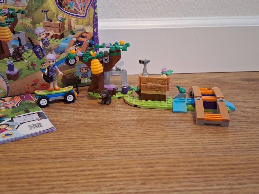 Lego friends Mia's avontuur in het bos 41363, Ophalen of Verzenden, Zo goed als nieuw