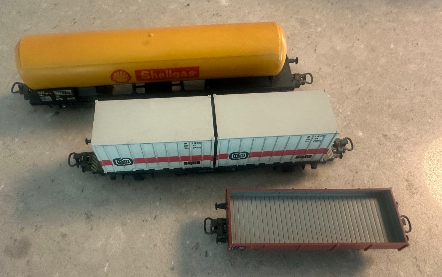 Märklin H0 Goederenwagons 2X +Tankwagen van Lima, Wisselstroom, Gebruikt, Overige typen, Ophalen of Verzenden