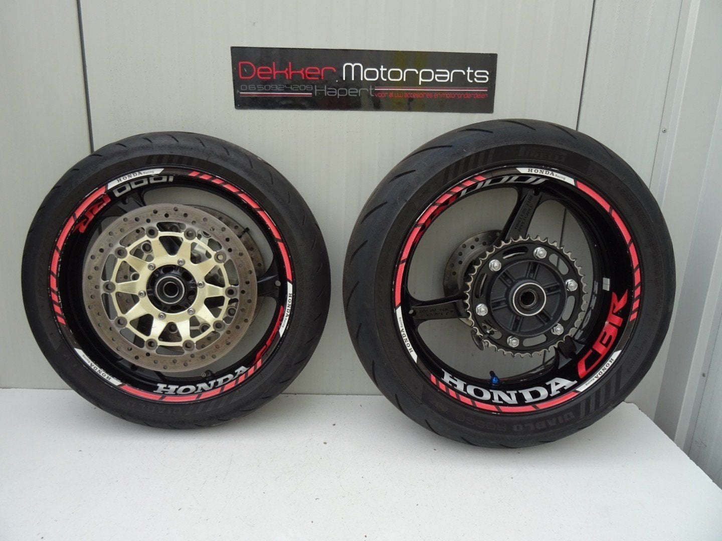 Complete set Wielen / Velgen Honda CBR1000RR Fireblade 2006, Gebruikt, -, -, Ophalen of Verzenden
