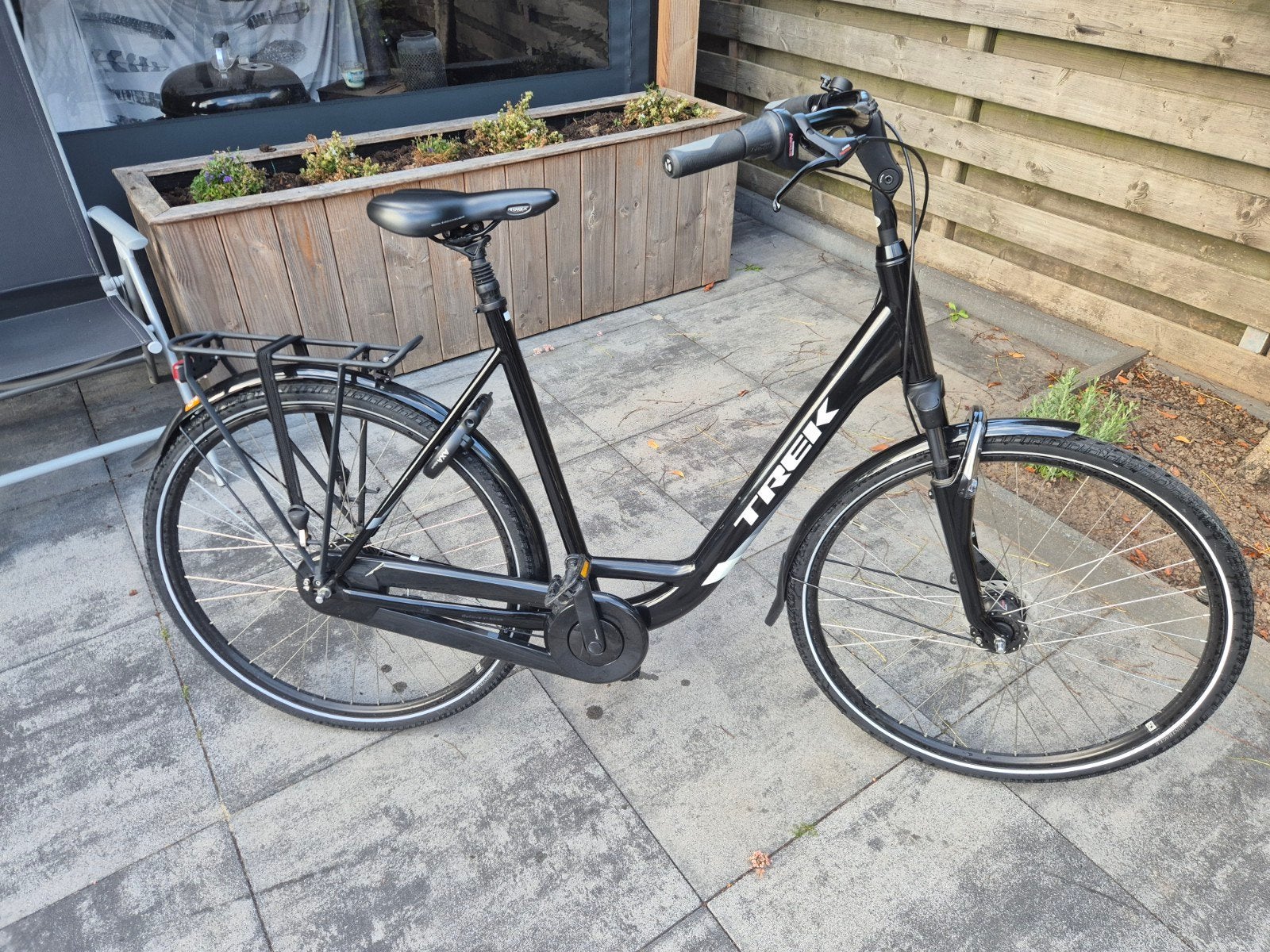 Trek L300 Lowstep D60 - 7 versnellingen, 56 cm of meer, Ophalen, Schijfrem, Versnellingen