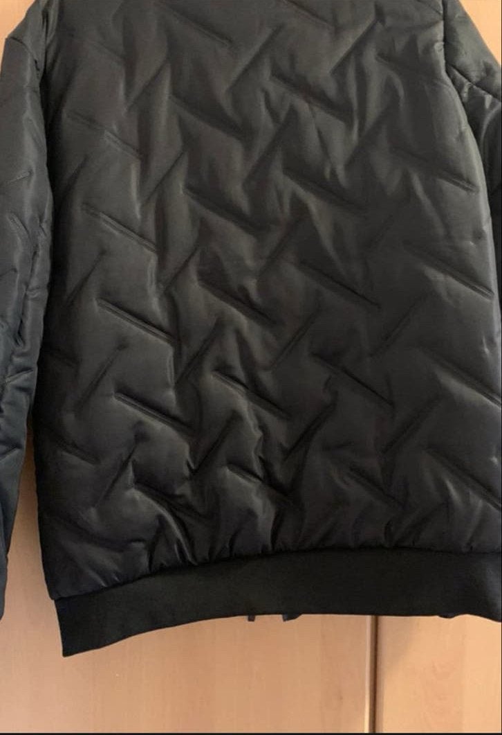 Zwarte gewatteerde jas met 'The North' logo, maat 3XL, Ophalen of Verzenden, Nieuw, Maat 52/54 (L), Zwart