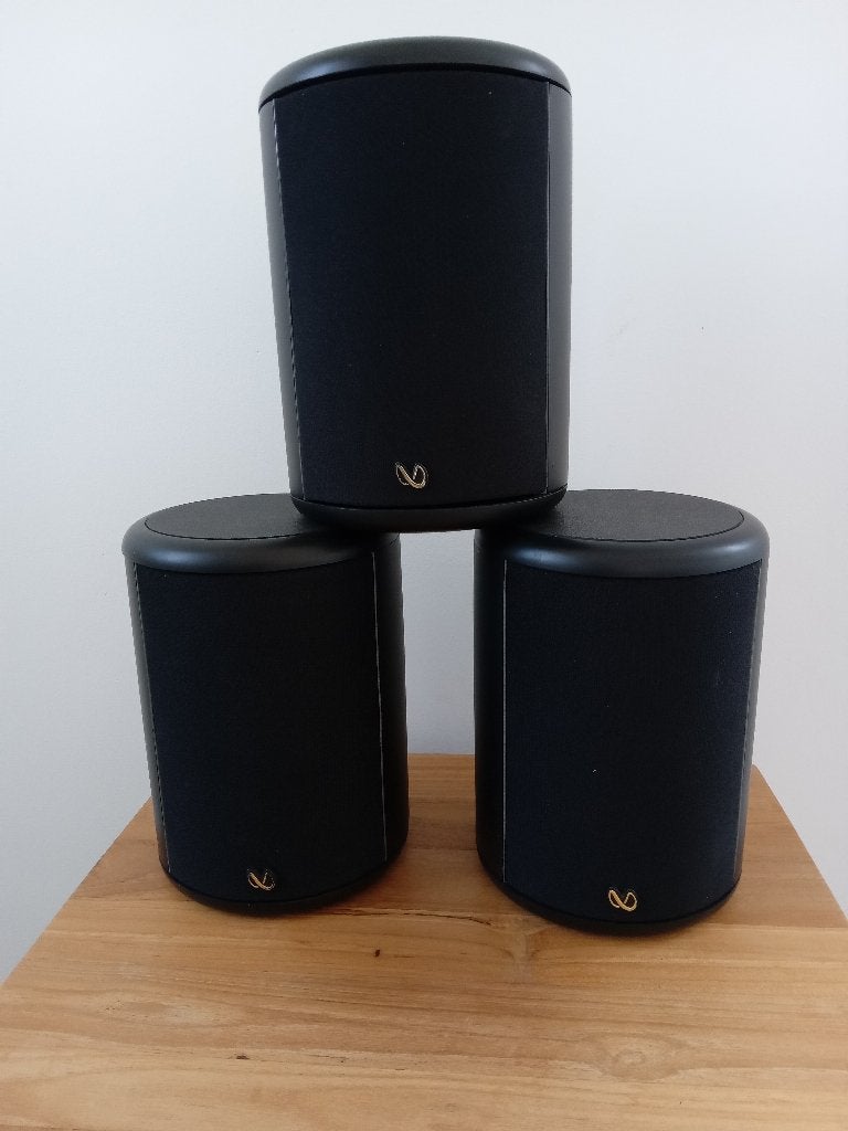 speakers Infinity homecinema, Audio, Tv en Foto, Verzenden, Speakerset, Zo goed als nieuw, 60 tot 120 watt