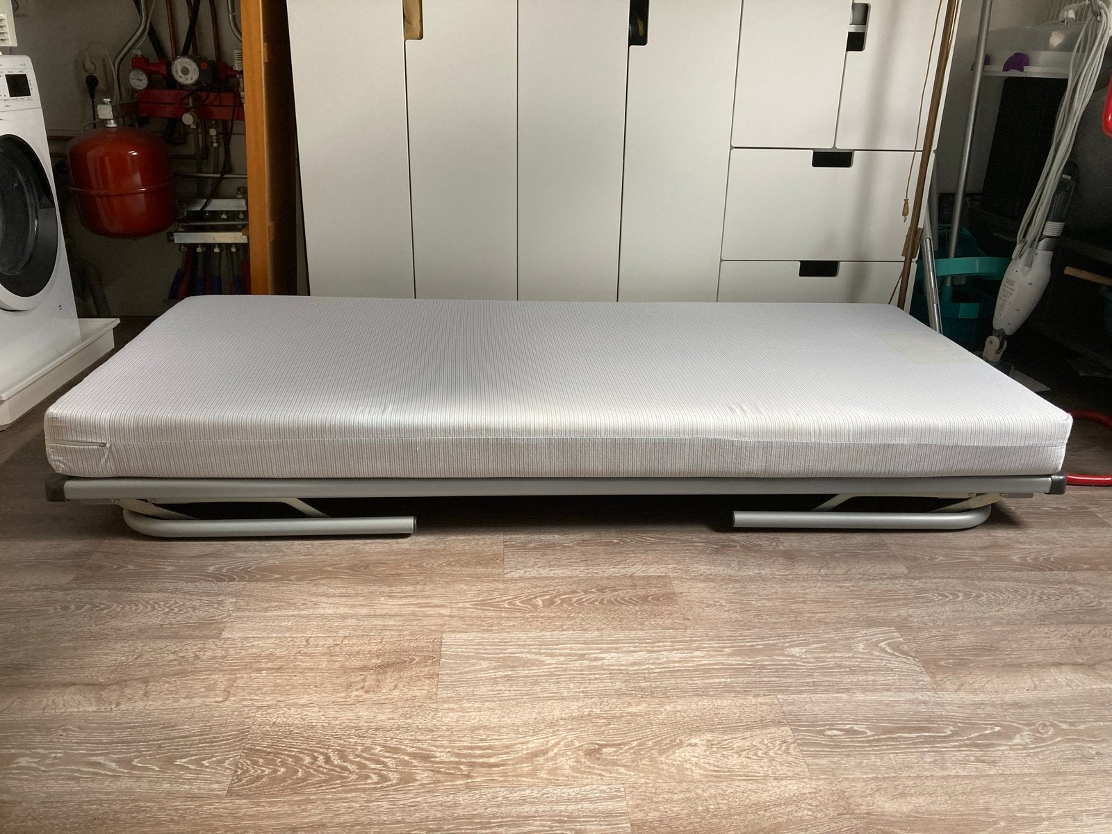 Onderschuifbed met matras, Ophalen, Gebruikt, Eenpersoons, 80 cm
