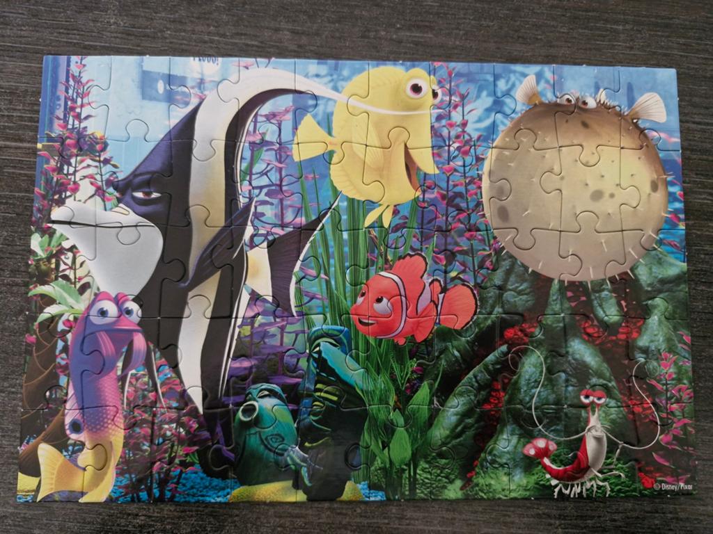 Finding Nemo puzzel 50 stukjes, Kinderen en Baby's, Speelgoed | Kinderpuzzels, Ophalen of Verzenden, 10 tot 50 stukjes, Gebruikt