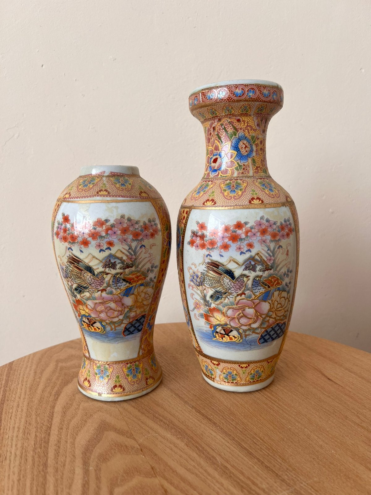 2 mooie chinese vazen porselein, Ophalen of Verzenden