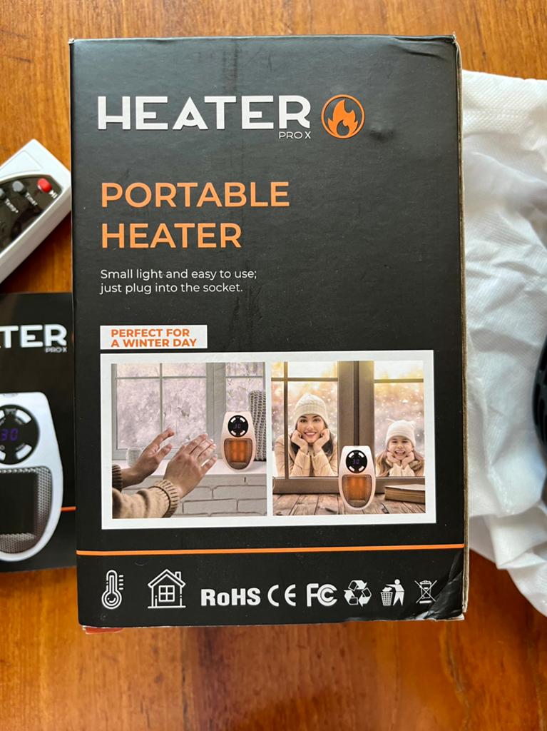 Portable Heater elektrische Verwarming, Ophalen of Verzenden, Zo goed als nieuw