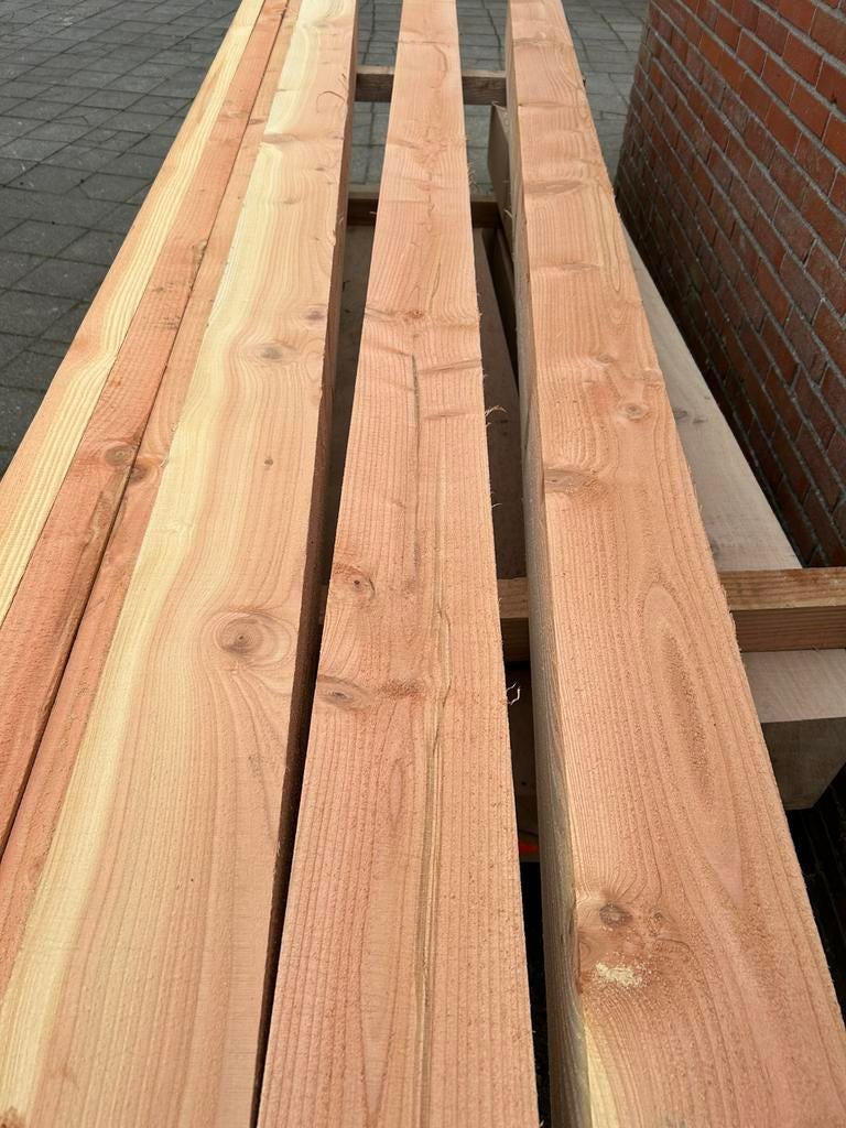 Douglas palen/balken 150x150 200x200, Ophalen, Nieuw, 250 cm of meer, Balken