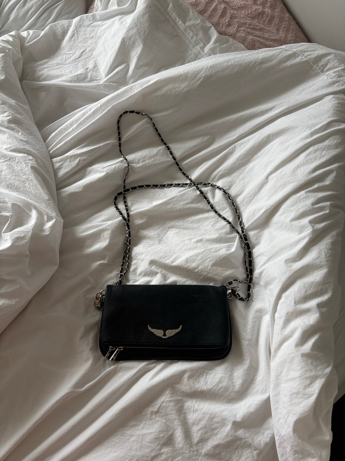 Nep Zadig&Voltaire tas, Sieraden, Tassen en Uiterlijk, Verzenden, Gebruikt, Zwart, Schoudertasje