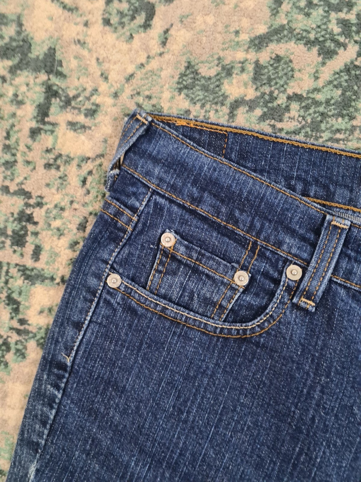 Levi's 505 straight leg W29 L28 Dames Tulsi2928 Mid-rise, Blauw, Ophalen of Verzenden, Zo goed als nieuw, W28 - W29 (confectie 36)