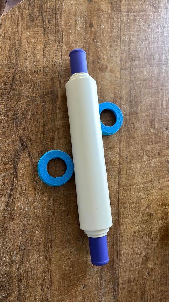 Tupperware deegroller, Ophalen of Verzenden, Gebruikt, Wit, Bak of Kom