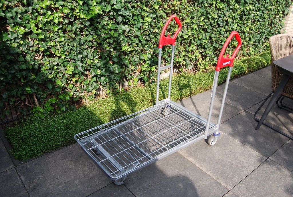 magazijnkar platte kar winkelkar van WANZL, 100 liter of meer, Ophalen, Gebruikt, Transportkar