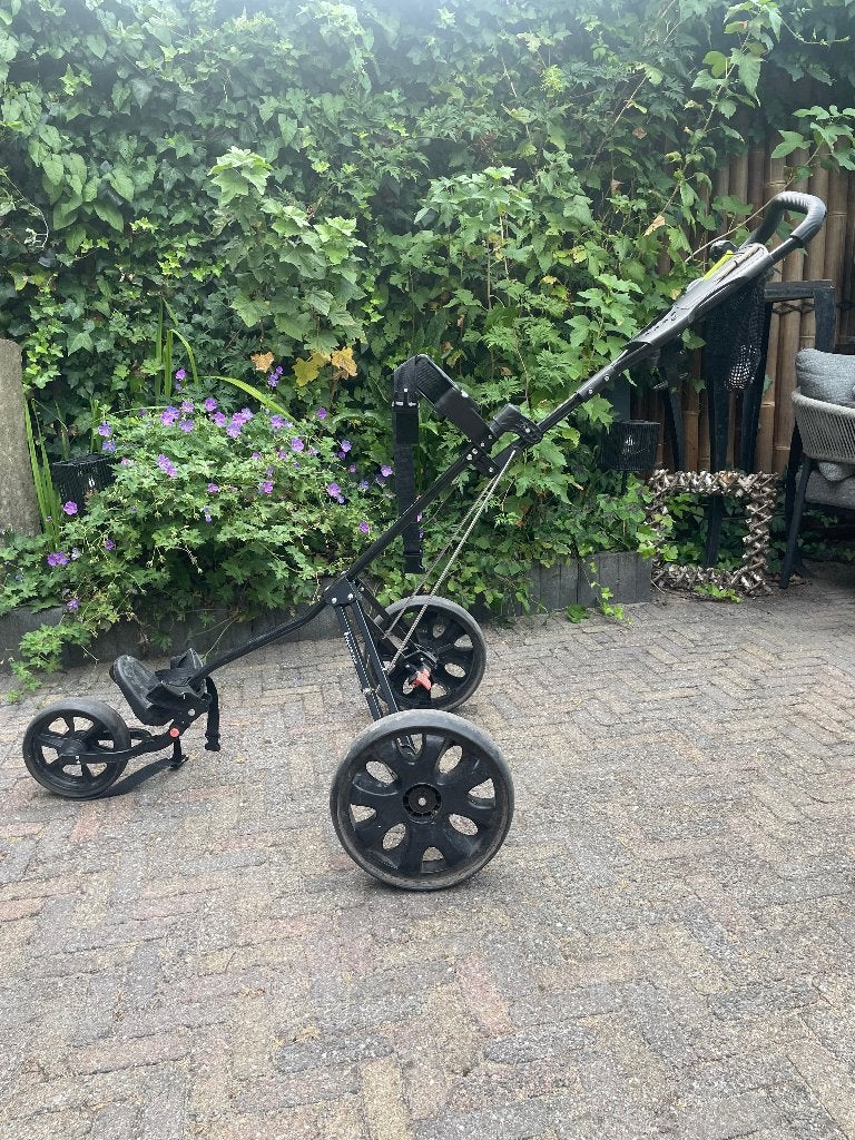 Golftrolley Black Only Golf, Sport en Fitness, Golf, Ophalen, Gebruikt, Golfkar, Overige merken
