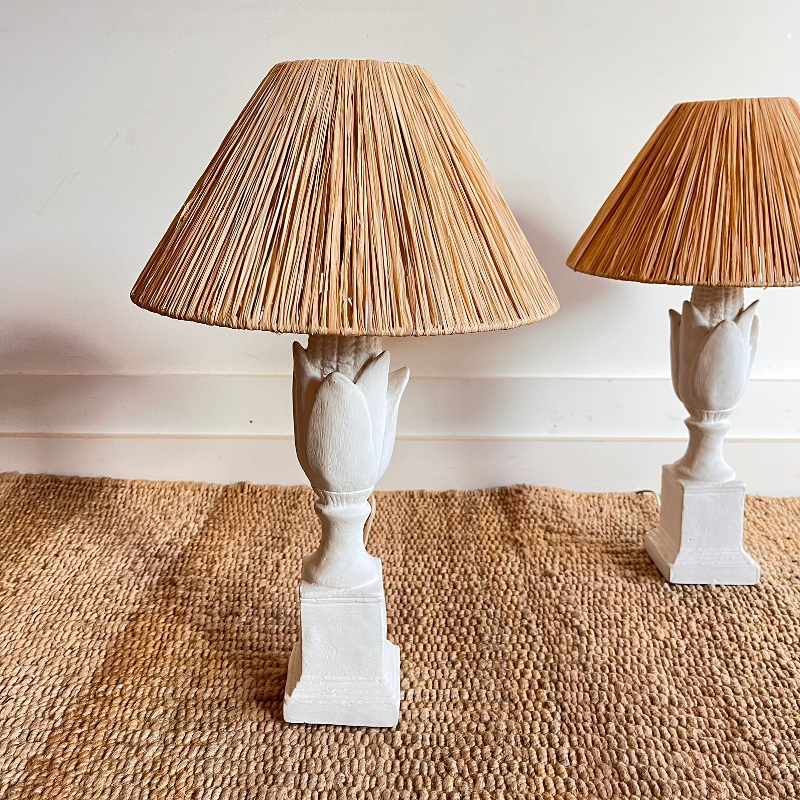 Mat witte Mais lamp France 1980 Vintage, Ophalen of Verzenden