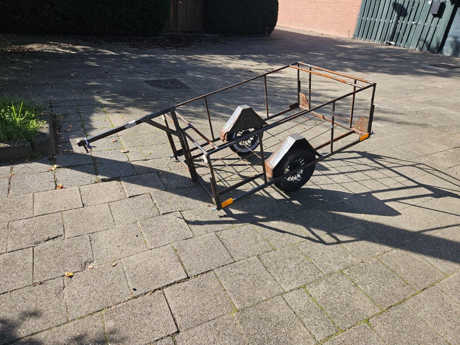 Aanhanger voor fiets of scooter - Voldoet aan wetgeving, Ophalen, Gebruikt