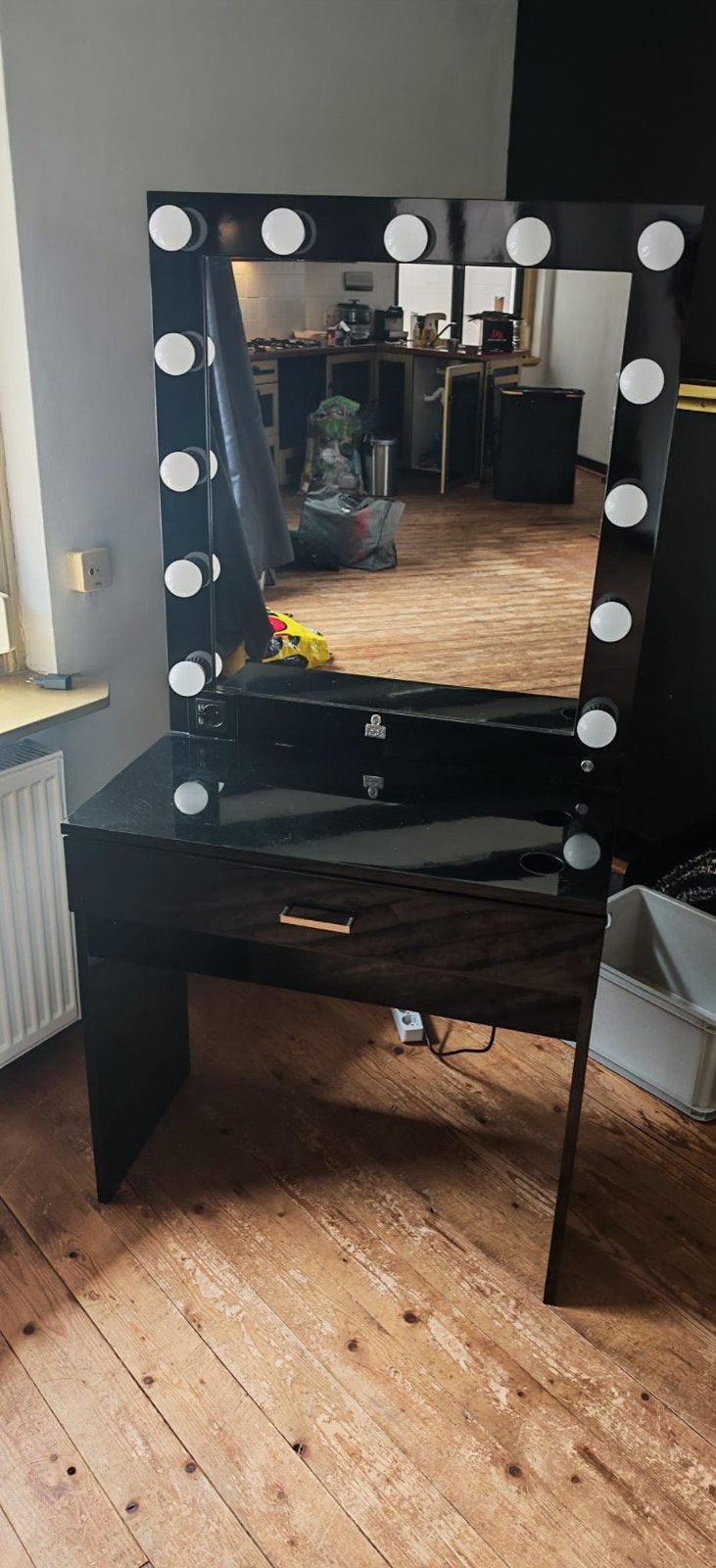 make up tafel Hollywood, Ophalen, Gebruikt, 50 tot 100 cm, 150 tot 200 cm
