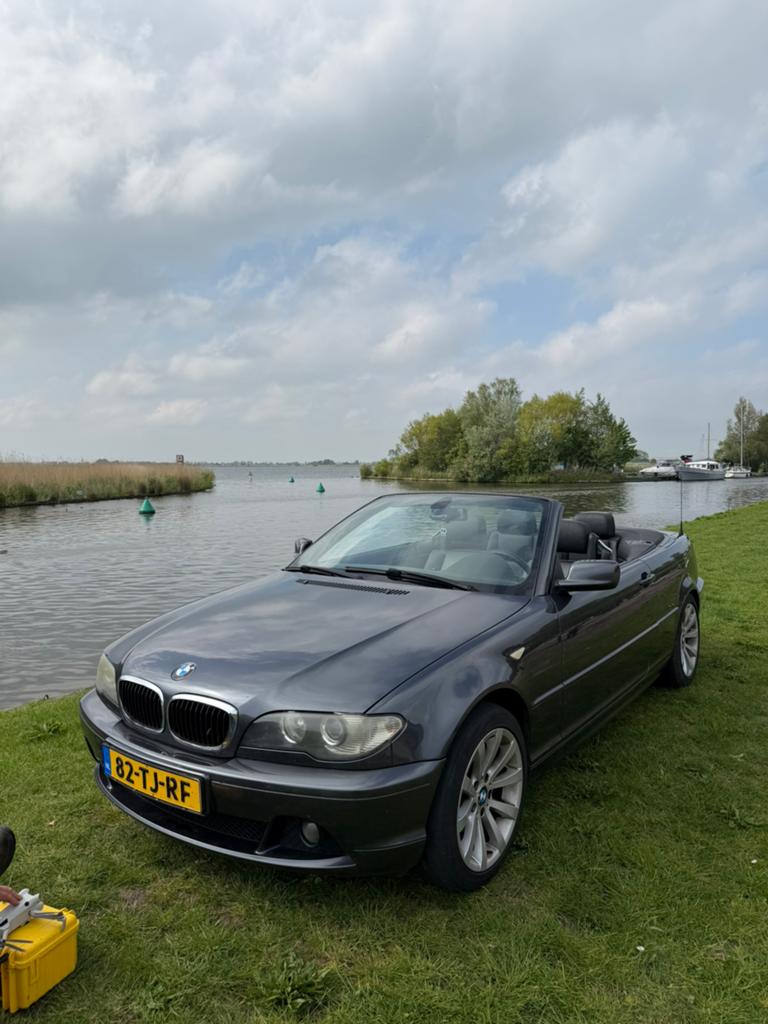 BMW 3-Serie 2.0 CI 318 Cabrio 2006 Grijs, Auto's, 13 km/l, Achterwielaandrijving, 1995 cc, 680 kg