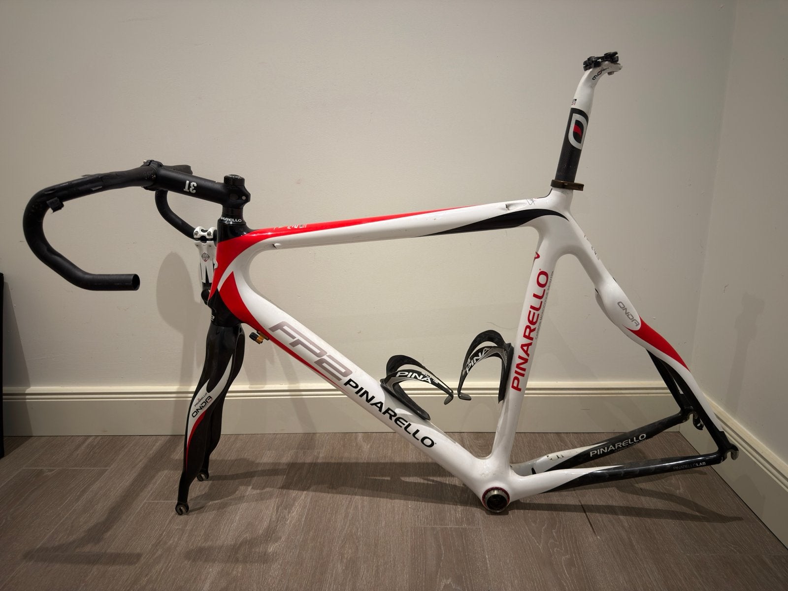 Pinarello FP2 Carbon Monocoque Frame met Oversized BB, Fietsen en Brommers, Fietsen | Racefietsen, Gebruikt, Overige merken, Carbon