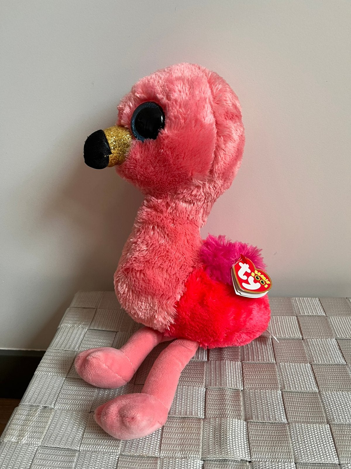 Ty Beanie Boo’s | flamingo Gilda, Ophalen of Verzenden, Zo goed als nieuw, Roze, Klein (minder dan 20 cm)
