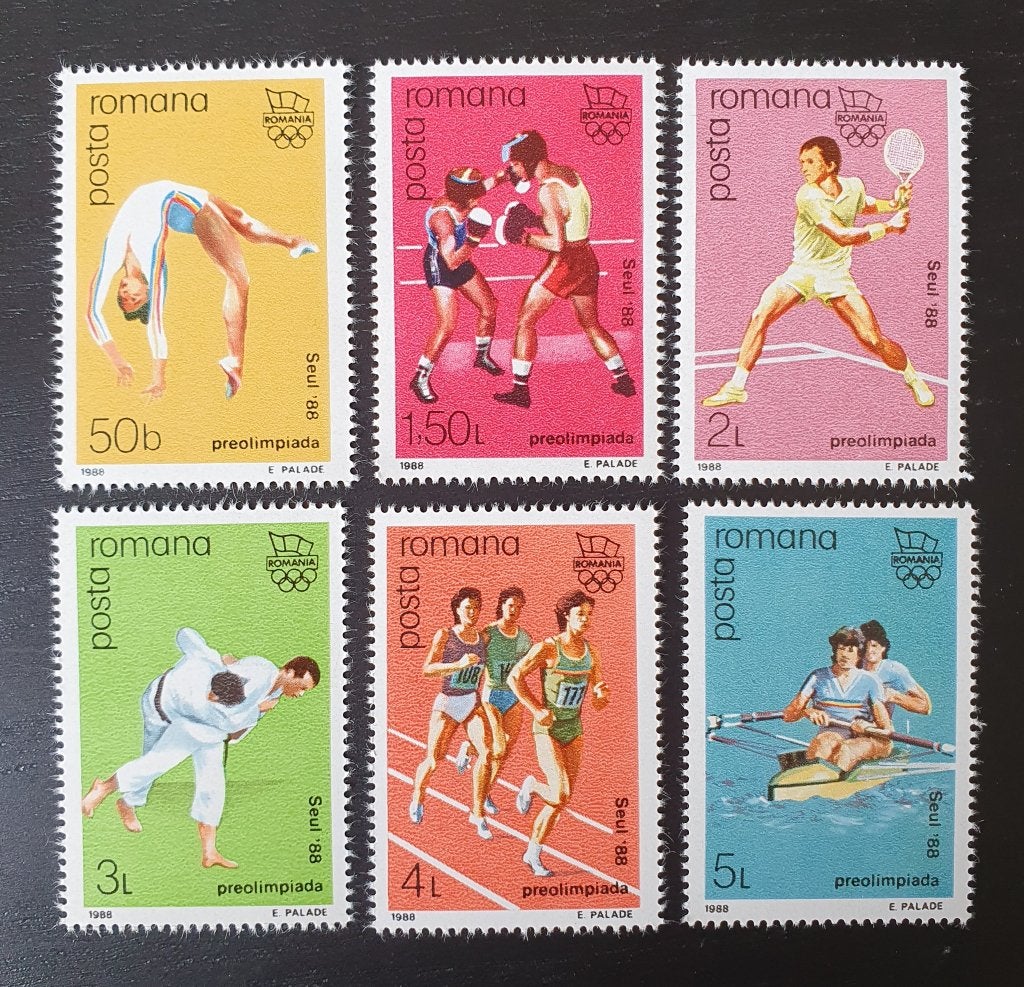 Roemenie 1988 Sport Olympische Spelen Michel 4458-4463 pf, Postzegels en Munten, Verzenden, Postfris, Sport