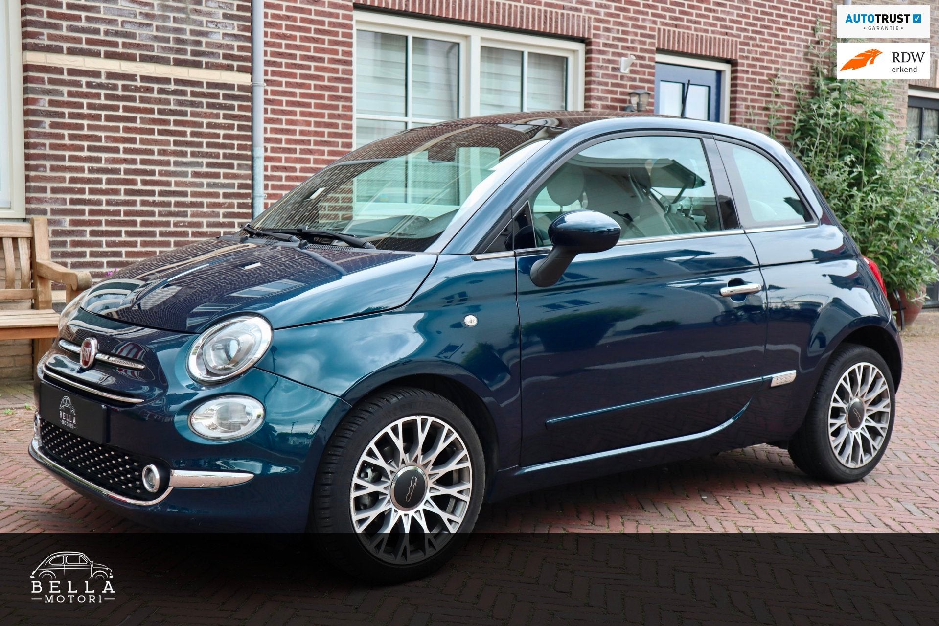 Fiat 500 1.0 Hybrid Star | RIJKLAARPRIJS | Apple CarPlay | P, Auto's, Voorwielaandrijving, Dealer onderhouden, Gebruikt, Zwart