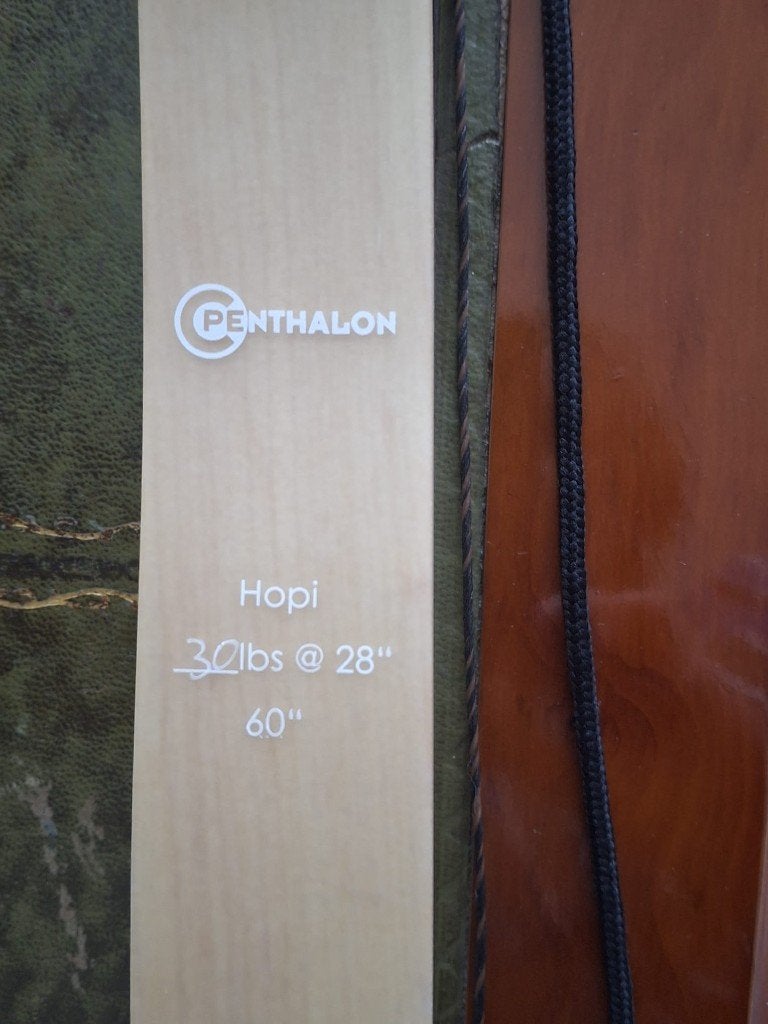 houten handboog, Sport en Fitness, Ophalen, Zo goed als nieuw