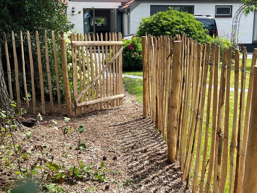Tuinpoort Kastanje tuinpoort  Kastanje Poort Tuinhek, Ophalen, Met poort, Oldengaarde, Nieuw