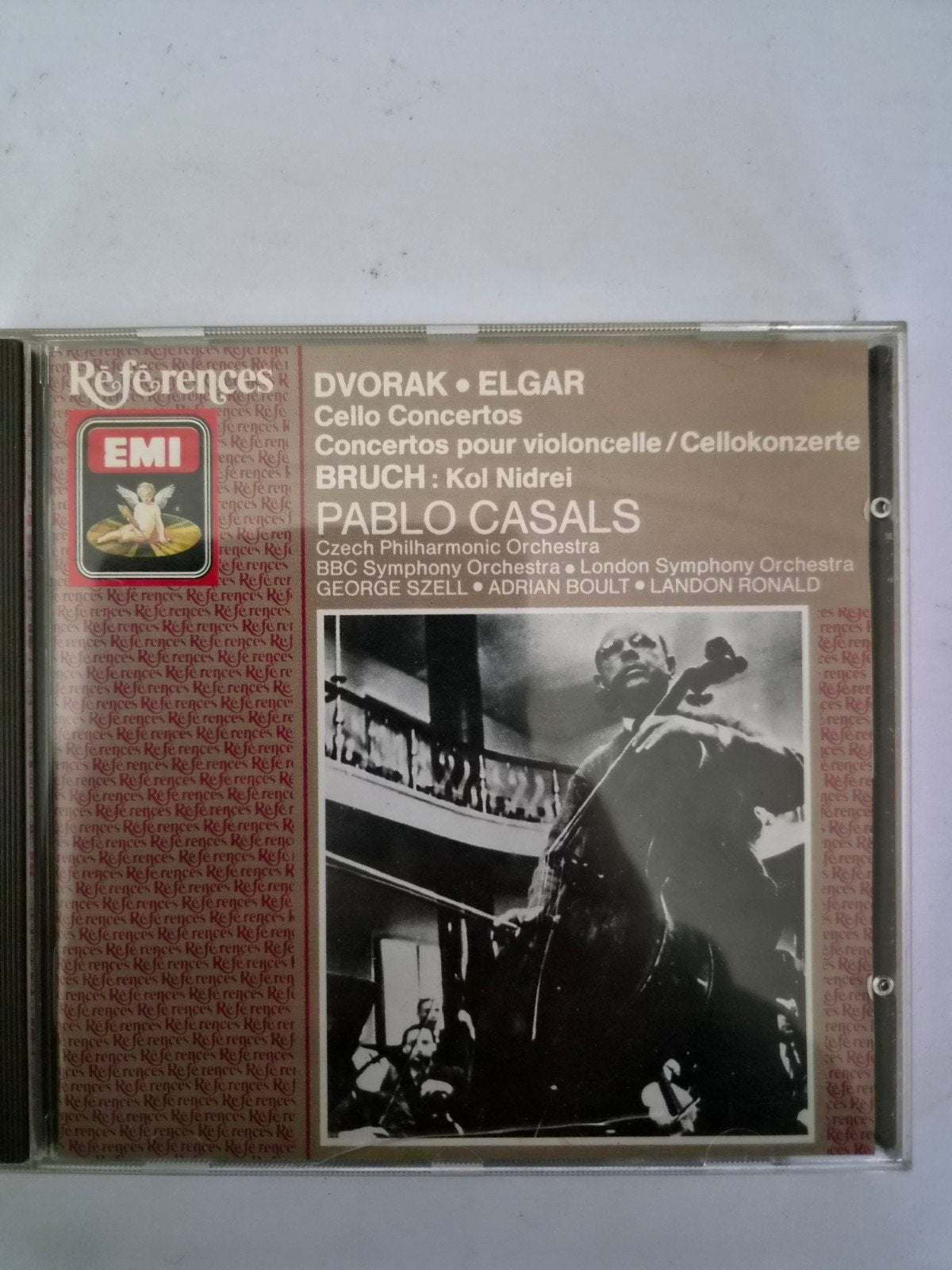 Dvorak Elgar Bruch Cello Concertos Pablo Casals CD, Soloconcert, Ophalen of Verzenden, Romantiek, Dvořák