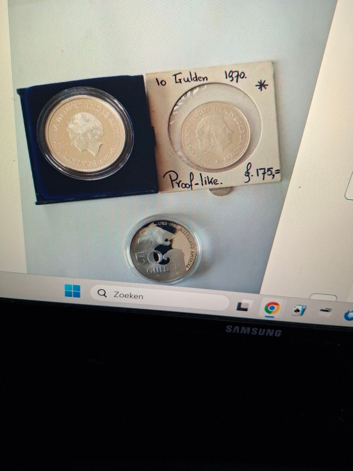 Munten - Een proof lyke en 2 Proof, Ophalen, Koningin Beatrix, Zilver, Losse munt
