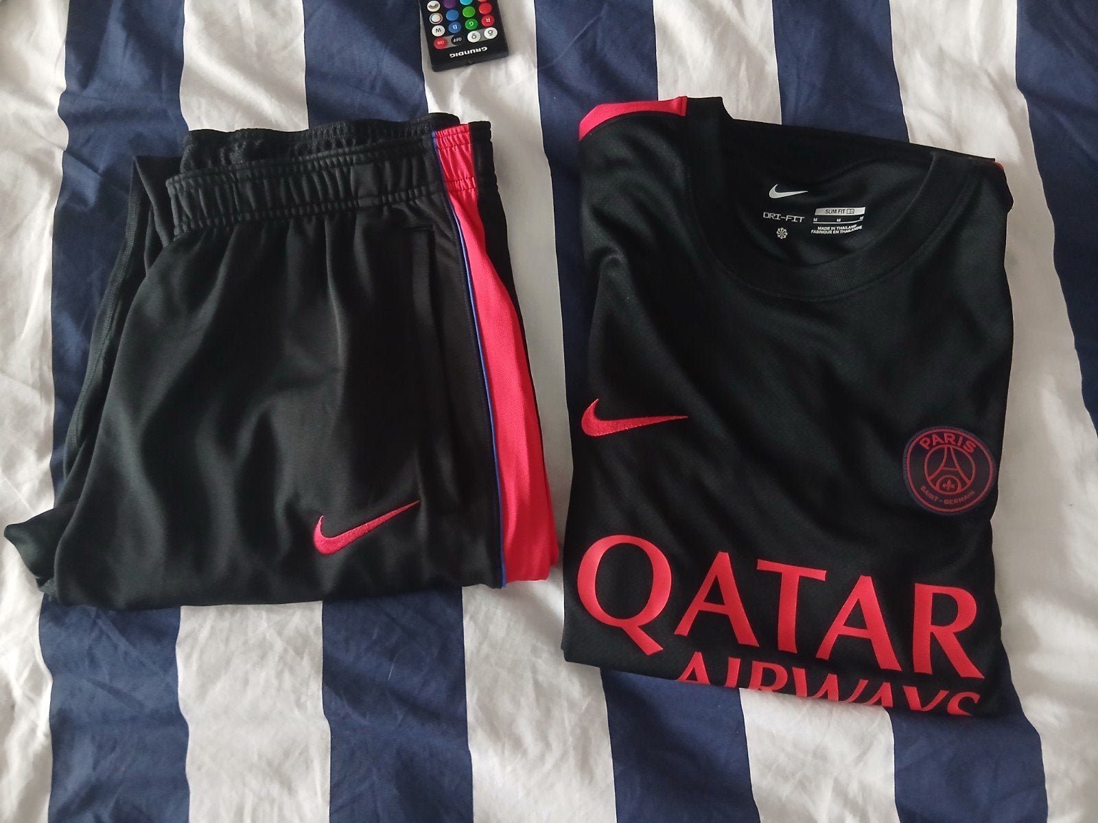Nike PSG Trainingspak Zwart/Rood - Maat M, Maat 48/50 (M), Zwart, Nike, Ophalen of Verzenden