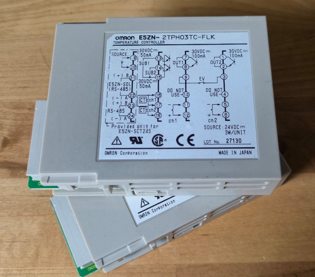 Omron temperature controller  plc simatic 2tph03tc-flk E5ZN, Doe-het-zelf en Verbouw, Meetapparatuur, Ophalen of Verzenden, Gebruikt