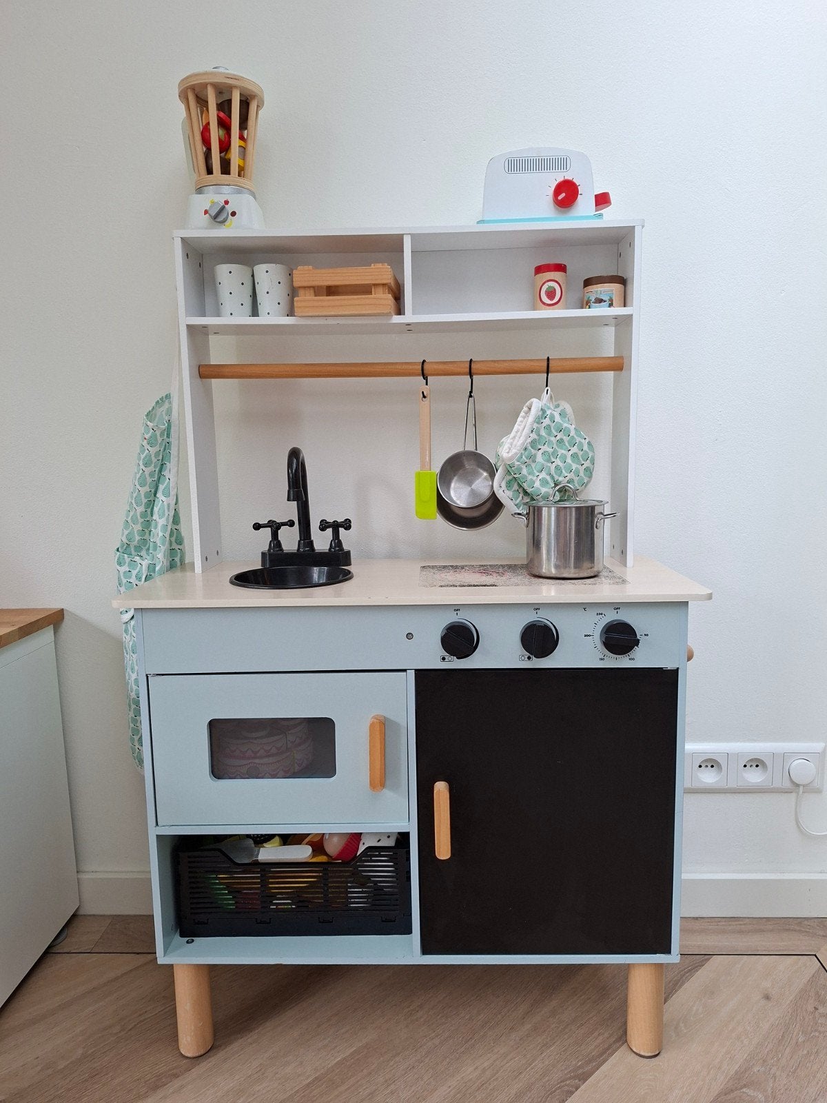 Houten speelkeuken HEMA met accessoires, Ophalen, Gebruikt, Hout, Speelkeuken