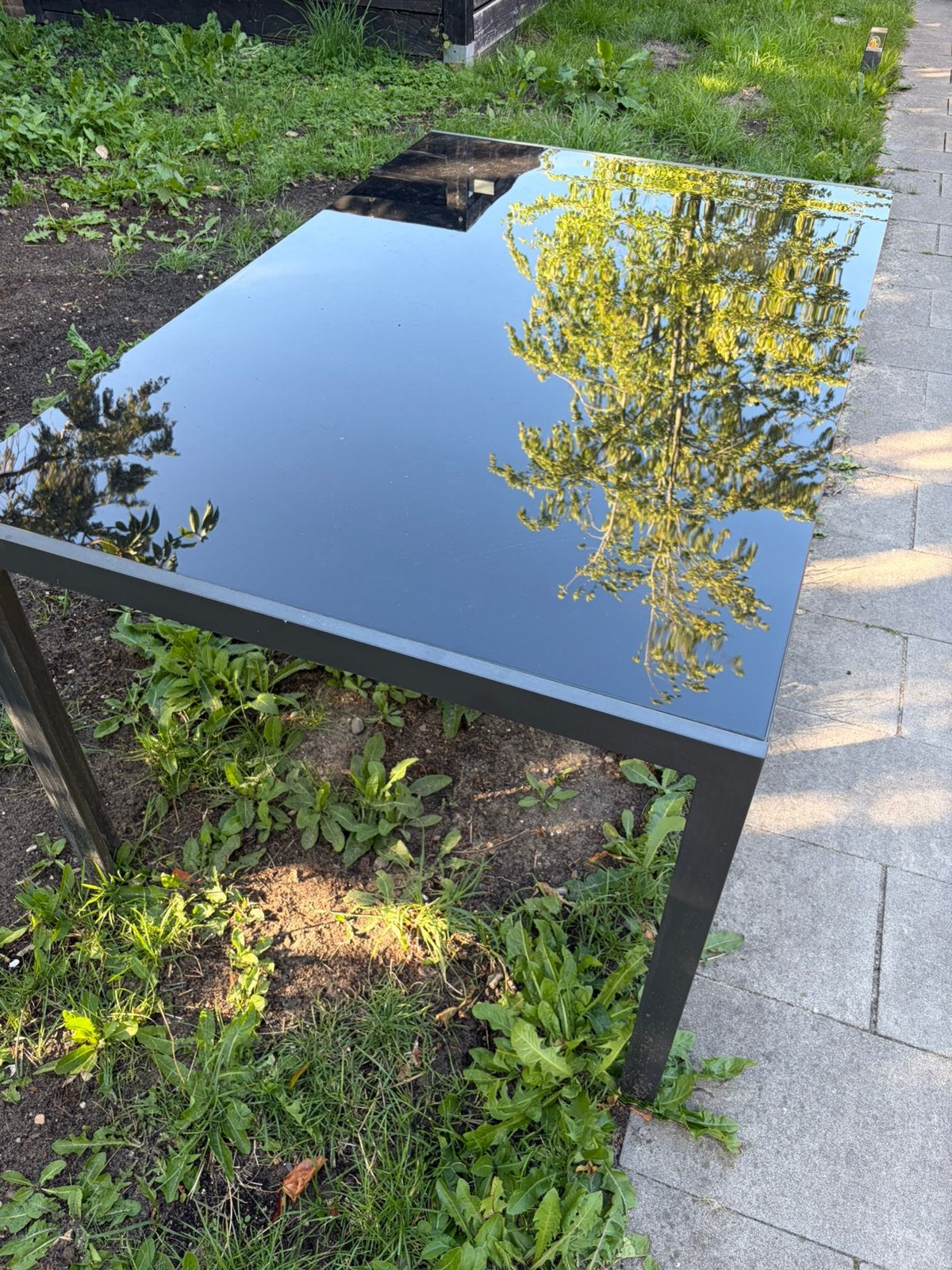 Florabest terrace table, Ophalen, Zo goed als nieuw, Rechthoekig, Aluminium
