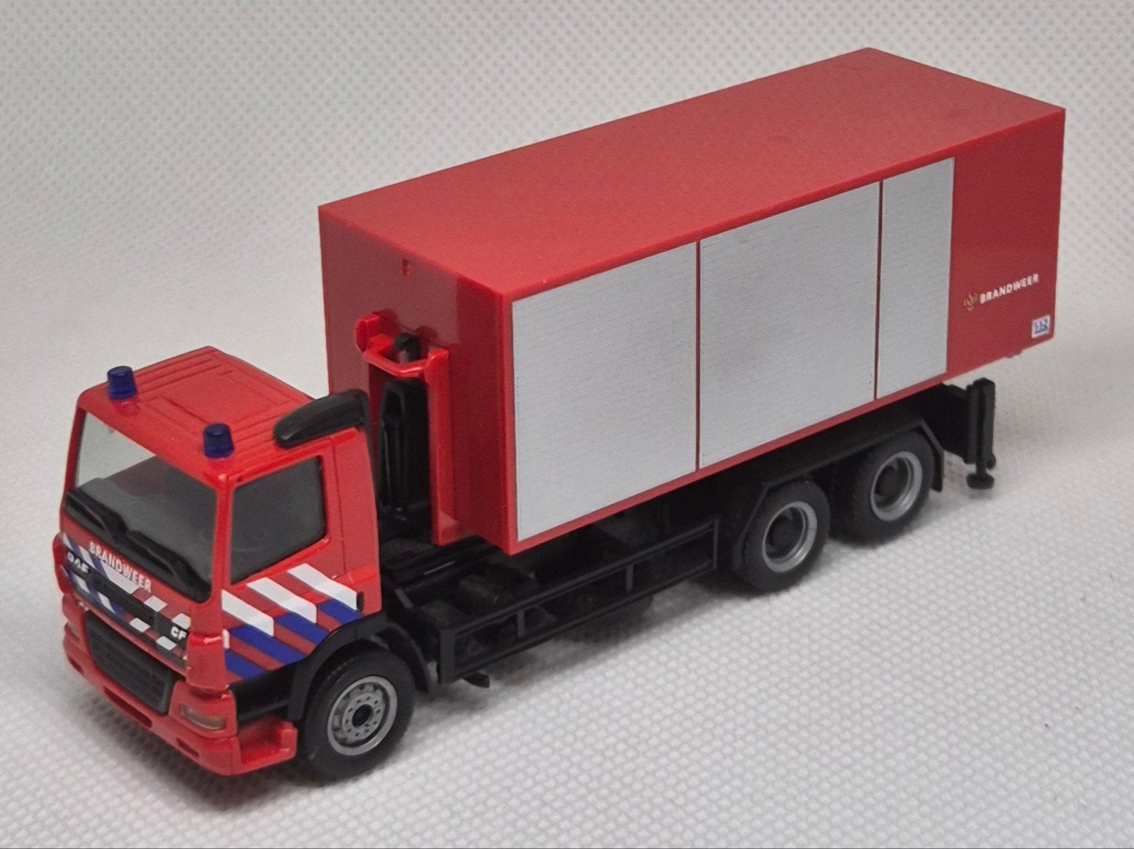 DAF CF Haakarm Brandweer Eigenbouw, Ophalen of Verzenden, Zo goed als nieuw, Bus of Vrachtwagen, Herpa