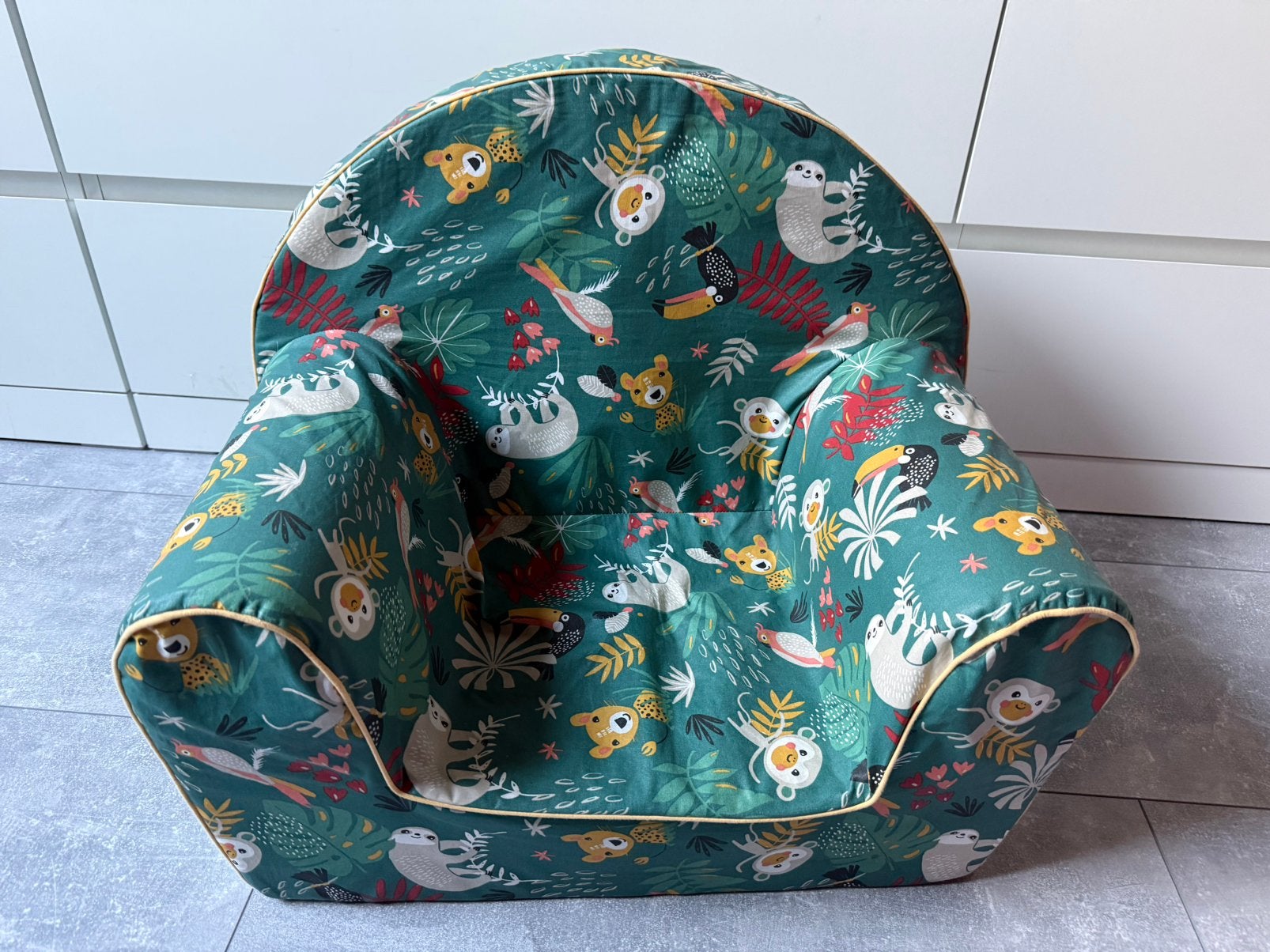 Kinderfauteuil jungle dieren leuke kinderstoel te koop, Kinderen en Baby's, Ophalen, Zo goed als nieuw, Stoel(en)