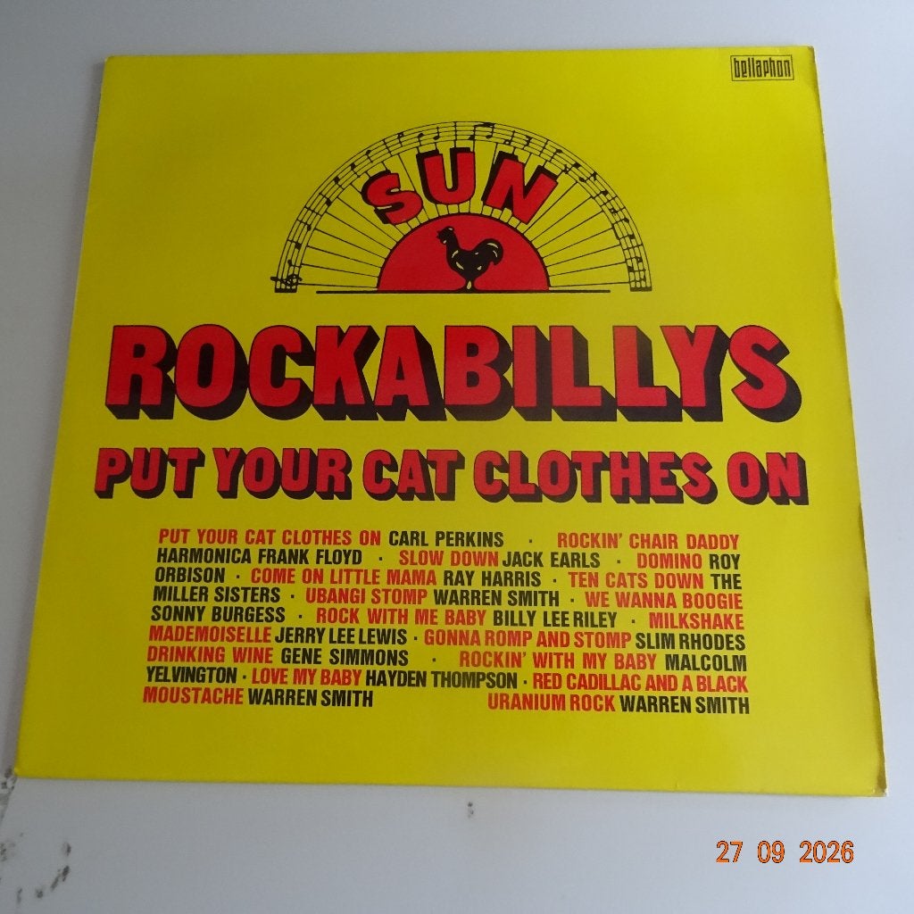 Sun Rockabillys, Put your cat clothes on - Carl Perkins eva, LP, Gebruikt, Verzenden, Complilatie