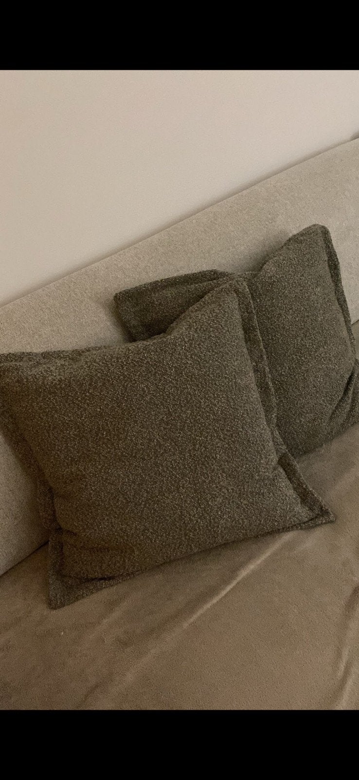 2 Nieuwe Kussens - Comfortabel en Stijlvol, Bruin, Inclusief binnenkussen, Vierkant, Nieuw