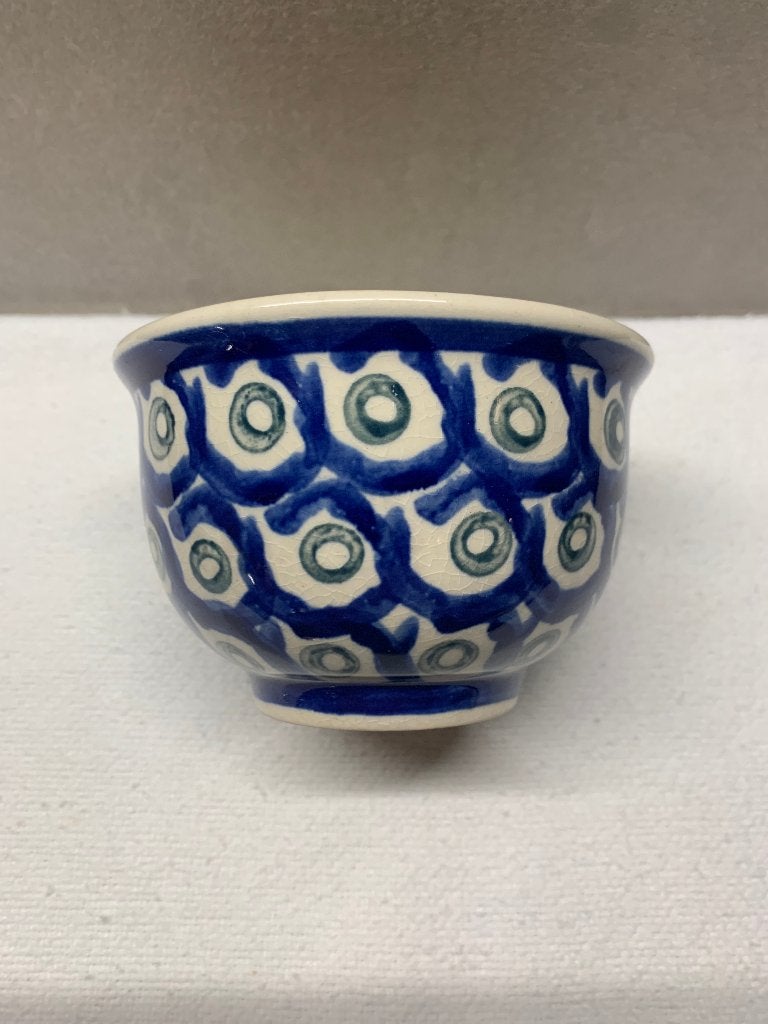 Bunzlau, kommetje / schaaltje, Pools aardewerk, blauw, Vintage, Ophalen of Verzenden, Zo goed als nieuw, Kom(men)