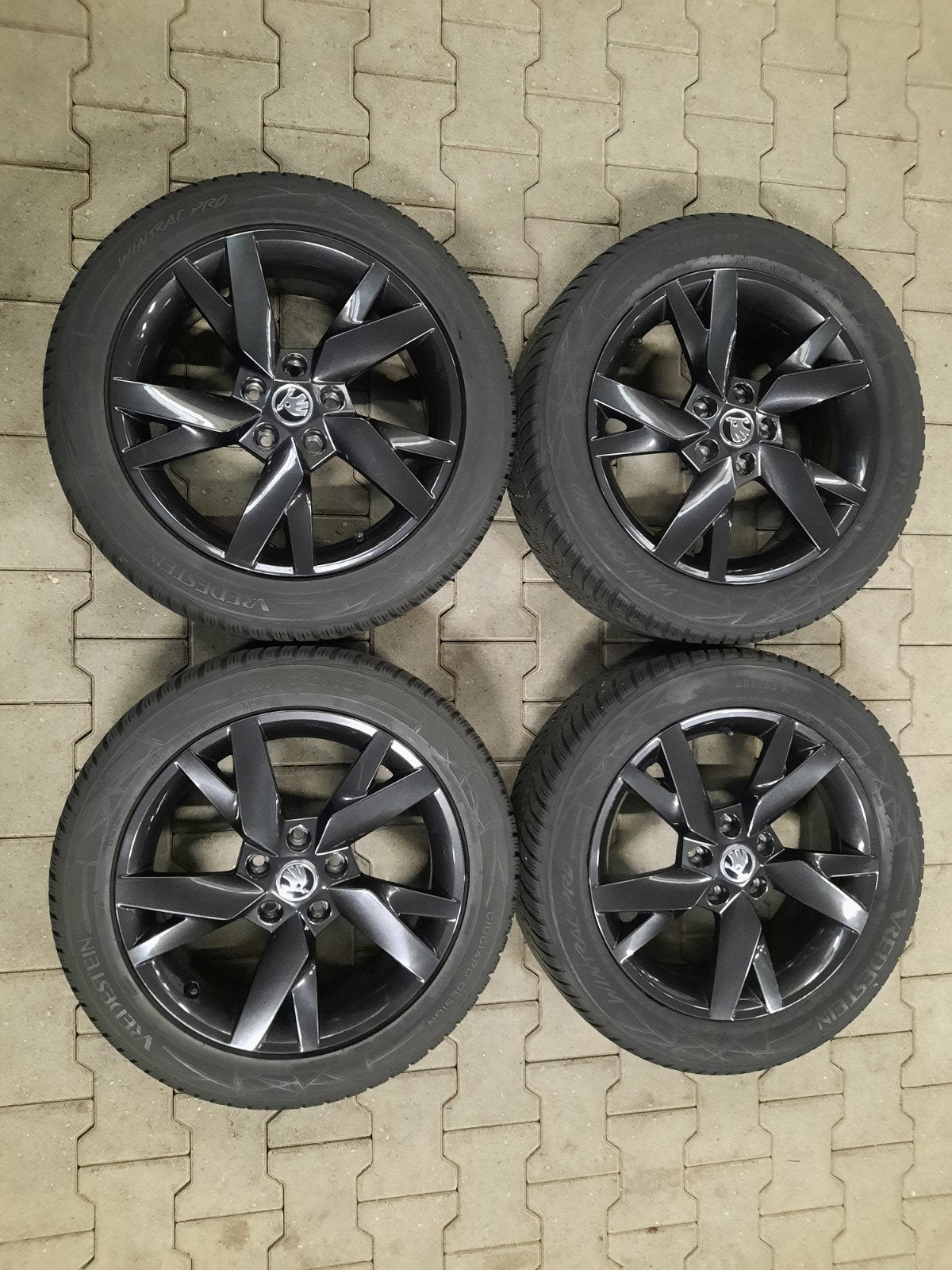 17 inch velgen 5×112 SKODA OCTAVIA AUDI A3 VW GOLF 7 WINTER, Auto-onderdelen, Gebruikt, Banden en Velgen, 17 inch, Personenwagen