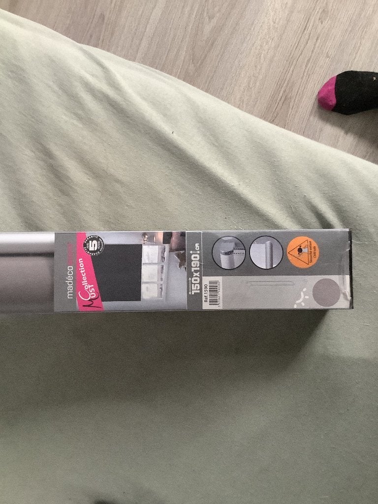 Te koop  2 x rolgordijn, Ophalen, Nieuw, Grijs