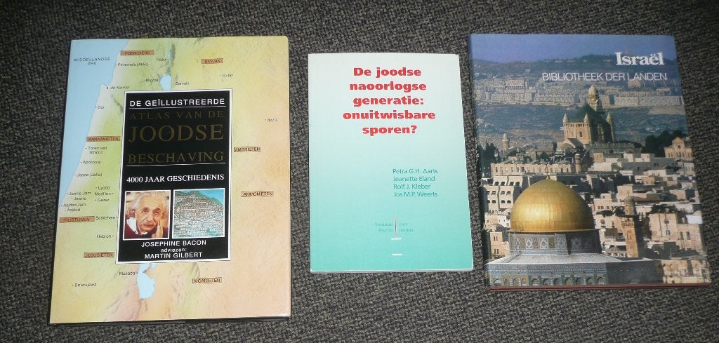 16 x Joods:  Joden Israel Anne Frank camps Presser., Boeken, Ophalen of Verzenden, Zo goed als nieuw, Geschiedenis en Politiek