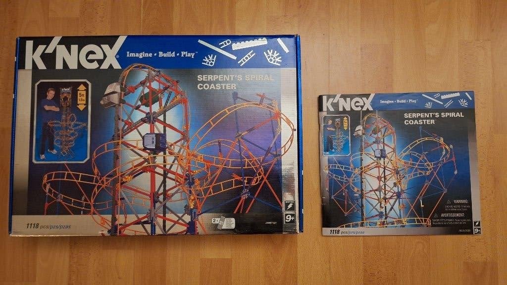K'NEX Serpent's Spiral Coaster / achtbaan, Kinderen en Baby's, Speelgoed | Bouwstenen, Ophalen of Verzenden, Gebruikt, K'nex