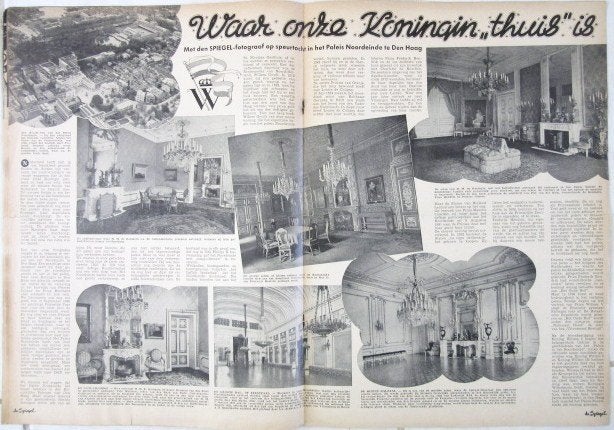 Twee artikelen over het Koninklijk Huis 1938 en 1939, Ophalen of Verzenden, Gebruikt, Tijdschrift of Boek