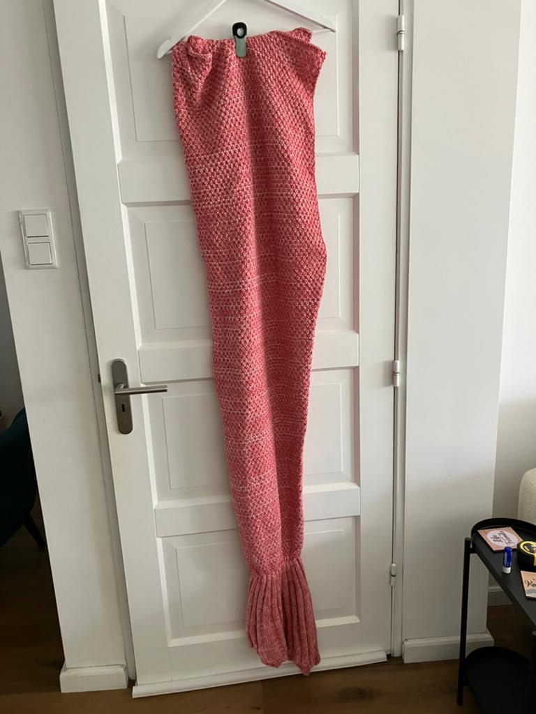 Zeemeerminnenstaart deken groot, Kinderen en Baby's, Ophalen of Verzenden, Zo goed als nieuw, 100 cm of meer, Deken
