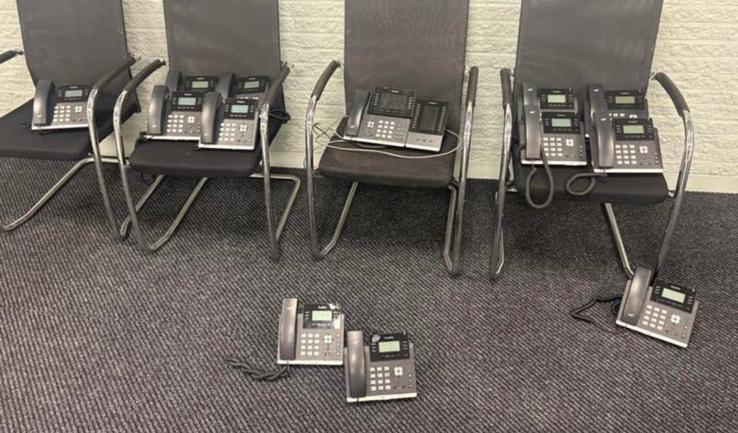 14x Yealink vaste telefoon t42u t41s t42s, Ophalen, Zo goed als nieuw