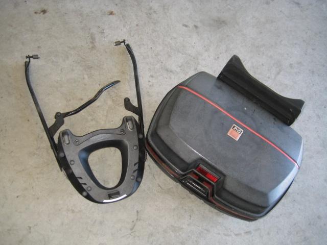 Honda CB600 Givi topkoffer 45ltr met rek, Motoren, Ophalen of Verzenden, Gebruikt