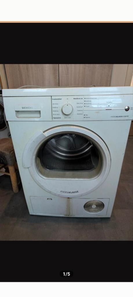 Siemens Condensdroger 'Extraklasse' E46-18 voor klusser, Witgoed en Apparatuur, Wasdrogers, Ophalen, 6 tot 8 kg, Voorlader, Niet werkend