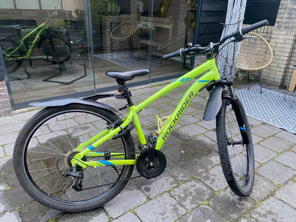 Rockrider 100 Mountainbike - Neon geel 27,5 inch, Fietsen en Brommers, Fietsen | Mountainbikes en ATB, Gebruikt, Heren, Ophalen